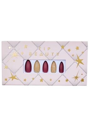 Tip Beauty Luxury Artificial Nail Set in Rum & Coke and 24k Magic